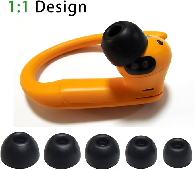 Silicone Earbuds Tips for Powerbeats Pro2 Replacement Ear Tips 10 Pairs - Image 5