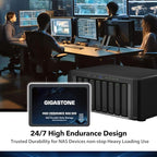 Gigastone 2TB NAS SSD Drive 24/7 Durable TLC High Endurance RAID Data Storage - Image 3