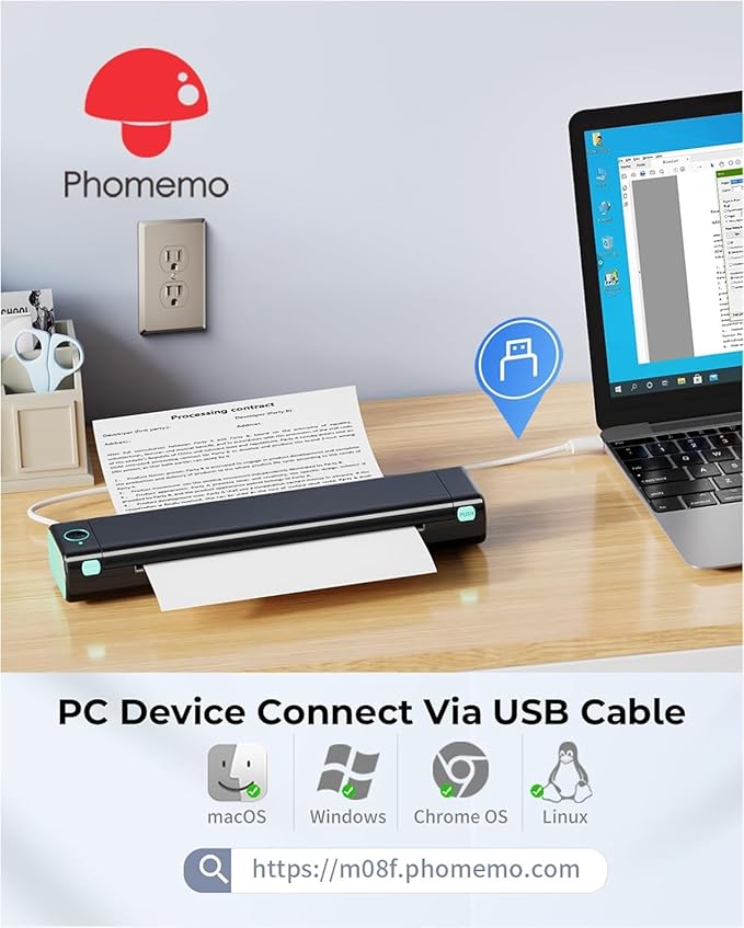 Phomemo Portable Printers Wireless - Image 4