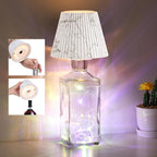 WILIT Wireless Lamp Shades for Table Lamps, 3-Level Brightness Wine Bottle by WILIT