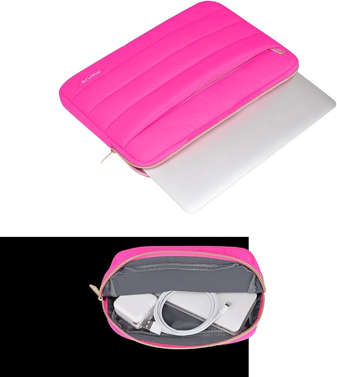 MOSISO 15-15.6 inch Laptop Case, 16 inch Puffy Laptop Sleeve Compatible - Image 3