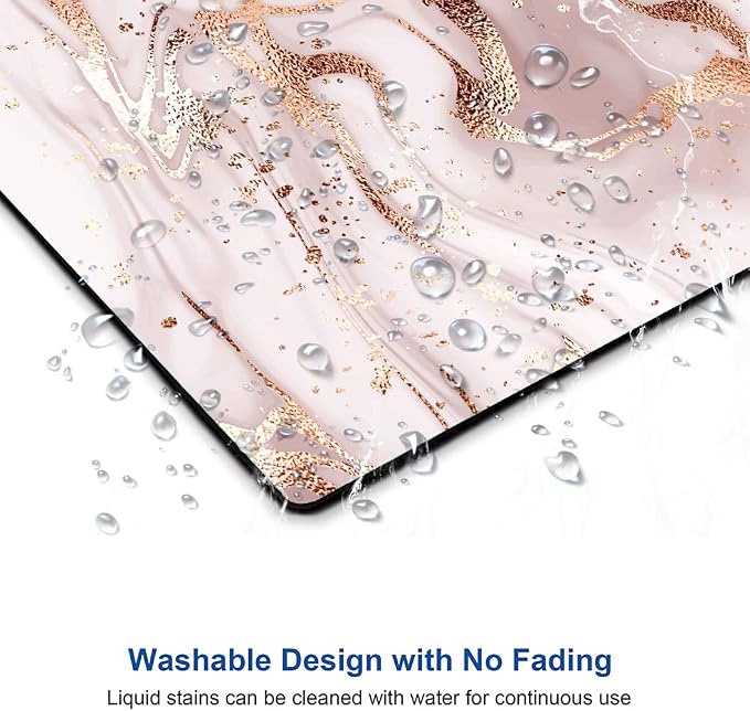 Mouse Pad Marble, Washable Square Cloth Mousepad - Image 5