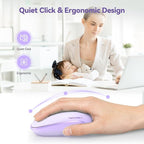 TECKNET Wireless Mouse, 2.4G Quiet Computer Mouse - Image 3
