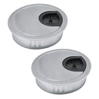 2 Pcs Desk Grommet 2-1/16" / 53 mm, Desk Cord Hole Cover, Cable Grommet Metal by EASYEAH