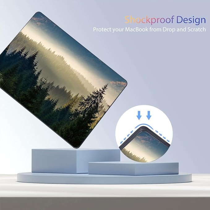 Teryeefi for MacBook Pro 14 inch Case M4 M3 M2 M1 2024 2023 2021, Hard Shell - Image 6