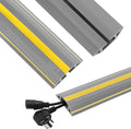 Floor Cord Cover 10Ft Heavy Duty PVC Floor Cable Protector Electric Cord Hider by Kikerike