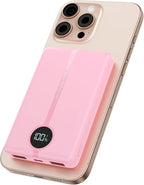 Magnetic Portable Charger, 16800mAh Wireless Power Bank, by Unknown
