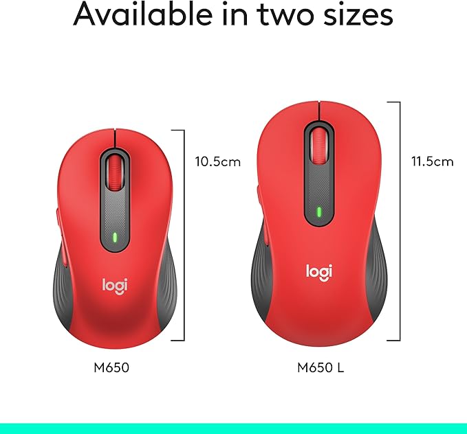 Logitech Wireless Mouse Signature M650 L Full Size - Image 10
