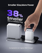 wegear 100W USB C Wall Charger, 3-Port PPS PD 3.0 Compact Foldable Wall Charger - Image 3