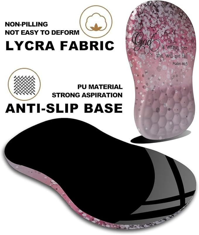 Mouse Pad Wrist Support, Ergonomic Mouse Pad - Image 6