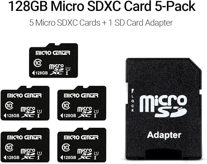 Micro Center 128GB Class 10 MicroSDXC Flash Memory Card - Image 2