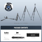 NEEWER LITETRIP LT07 61" Aluminum Travel Tripod - Image 9