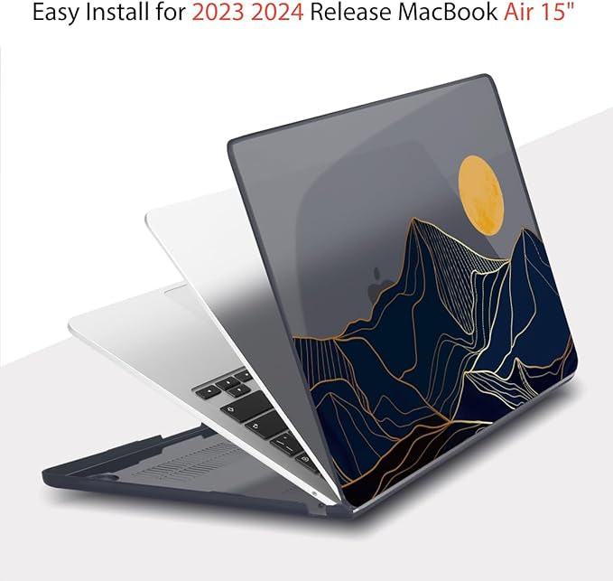 Teryeefi Compatible with MacBook Air 15 inch Case A2941 M2 A3114 M3 Release - Image 5