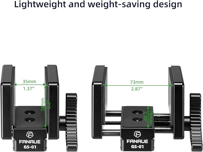 FANAUE GS-01Arca Swiss Rifle Saddle Mount, Hunting Tripod Clamp - Image 4
