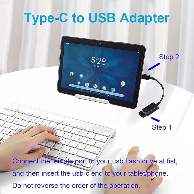 USB C to USB Adapter, Type-C OTG Cable Type C Male to USB A Female Usb to - Image 6