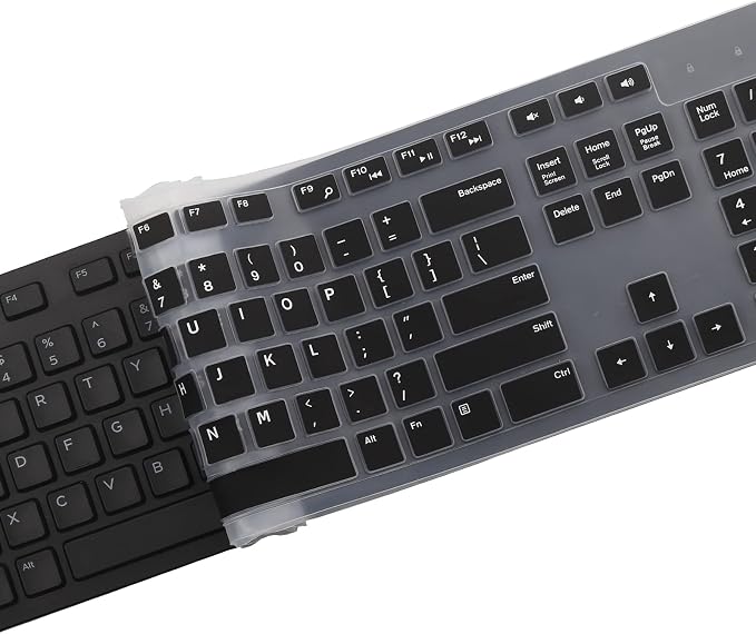 Keyboard Cover Skin for Dell KM636 KB216 KB216t KB216d KB216p Wired & Wireless - Image 6