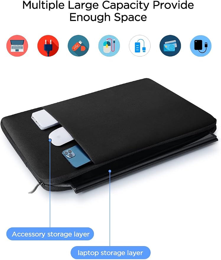 Laptop Case Sleeve 16 inch, Computer Carrying Cover 15.6 inch - Image 4