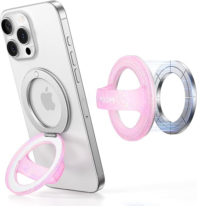 JOYROOM Magnetic Phone Grip, Silicone Finger Loop Grip Phone Grip by JOYROOM