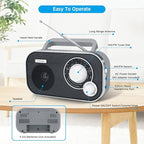 DreamSky AM FM Portable Radio Plug In Wall or Battery Operated - Image 3