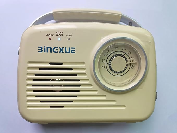 Radios Portable AM FM, Battery Powered and Plug in Wall by BingxueRadio