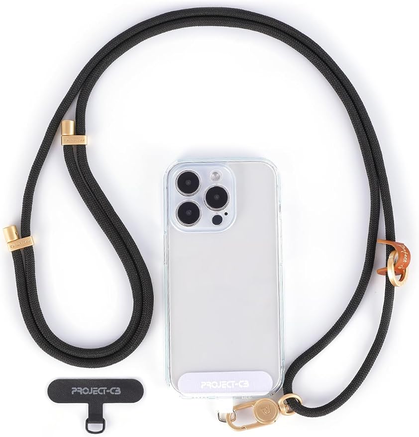project-cb Cell Phone Lanyard 1, Phone Tether Tab 2, Phone Crossbody Strap by Project-cb