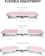 OPNICE Desk Organizers and Accessories, Dual Monitor Stand Riser - Image 3