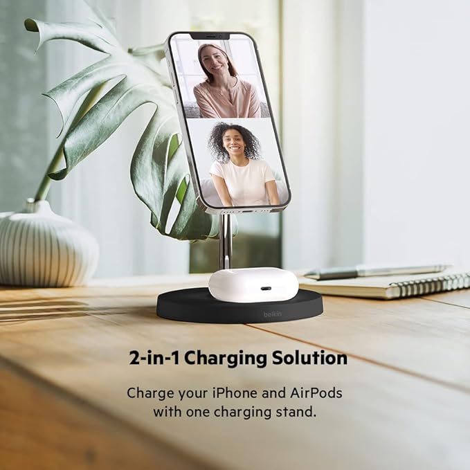 Belkin MagSafe 2-in-1 Wireless Charging Stand - Image 4