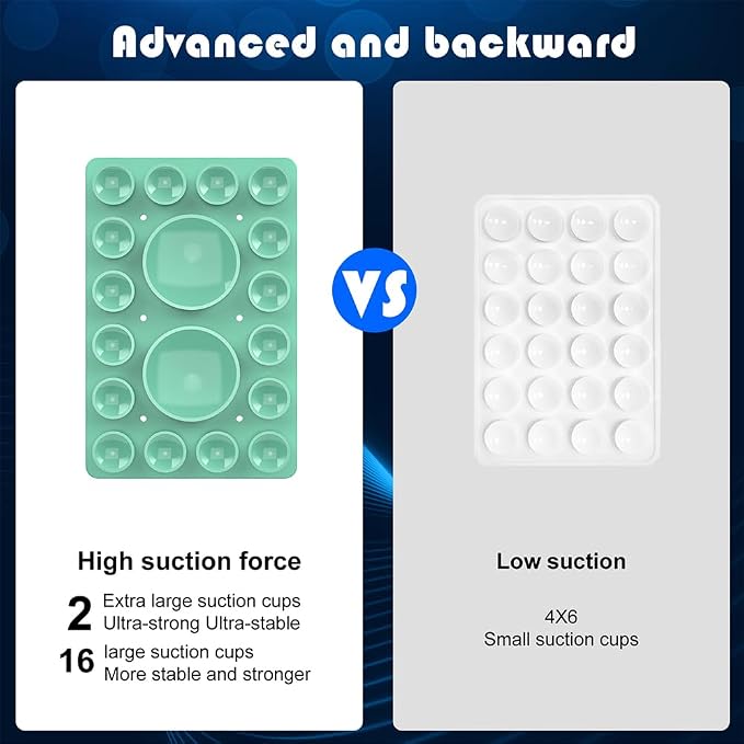 Silicone Suction Phone Holder Mount, Silicon Adhesive Phone Accessory - Image 2