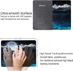 Moon Illuminating The Clear Blue Ocean Design Mouse Pad, Mouse Mat Square - Image 3