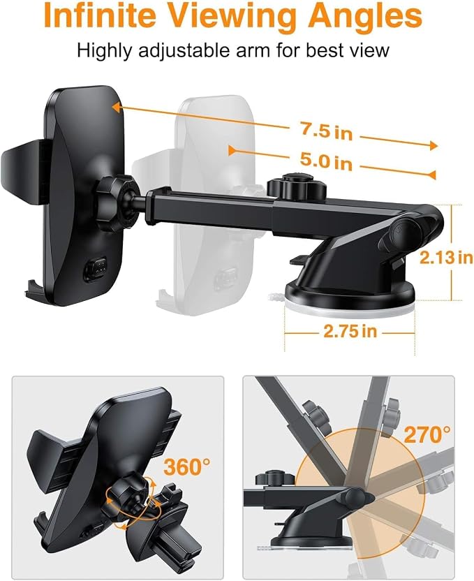 【2025 MAX Stable & Durable】Car Phone Holder VANMASS【Ultimate Military-Grade - Image 9