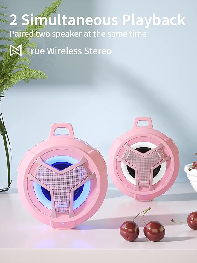 EBODA Bluetooth Shower Speaker, IP67 Waterproof Portable Wireless Small Speakers - Image 5