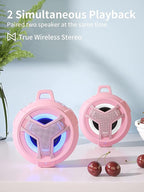 EBODA Bluetooth Shower Speaker, IP67 Waterproof Portable Wireless Small Speakers - Image 5