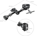 SMALLRIG 7 Inch Magic Arm with Crab-Shaped Clamp, Arm with 1/4"-20 Screw and - Image 9