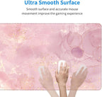 Rose Gold Marble Large Mouse Pad Extended Gaming Mousepad 31.5 x 11.8 Inch - Image 5