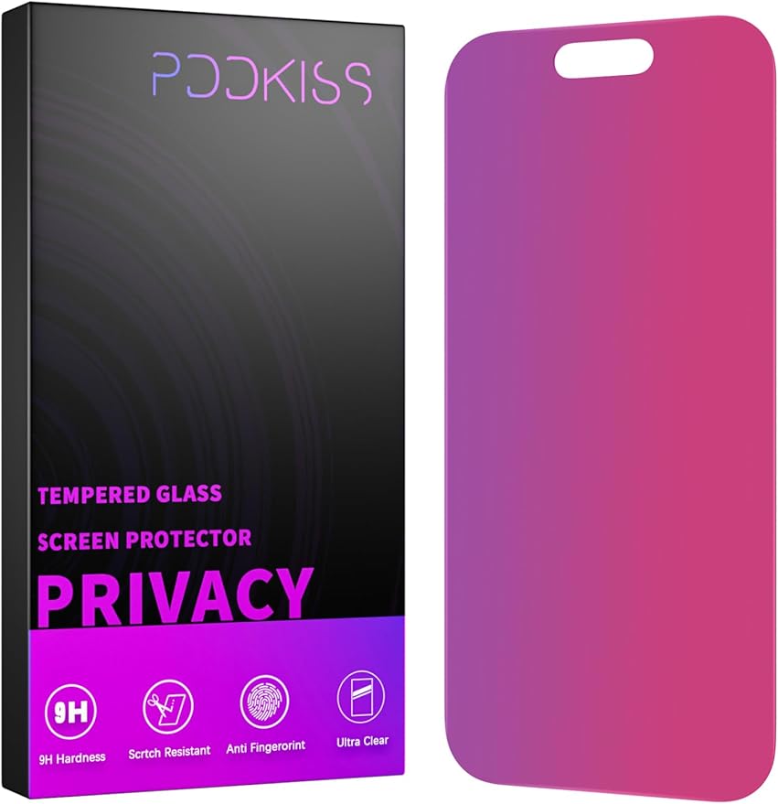 Compatible for iPhone 16 Pro Max Privacy Screen Protector Tempered Glass 6.9 by ScreenProtectorGlass