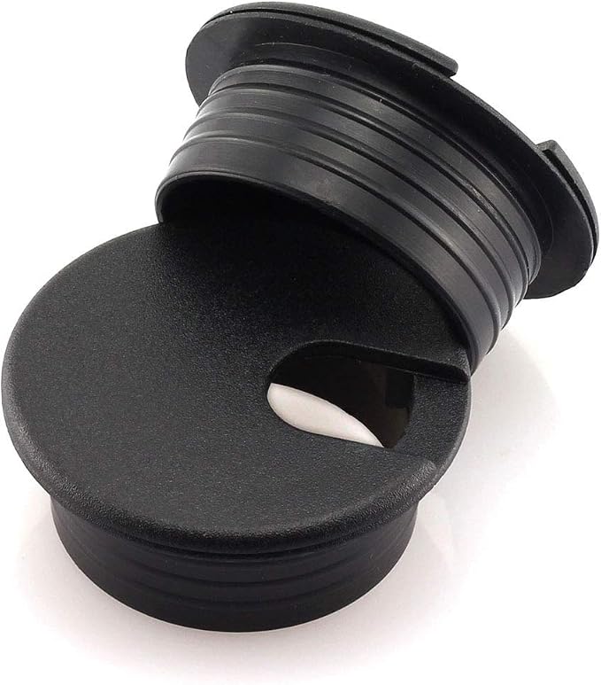HJ Garden 2pcs 1-1/2 inch Desk Wire Cord Cable Grommets Hole Cover Office PC - Image 5