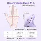 TECKNET Ergonomic Mouse Wireless, Rechargeable Mouse Wireless Silent - Image 6