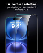 ESR 3 Pack for iPhone 16 / iPhone 15 Privacy Screen Protector, Anti-spy - Image 6