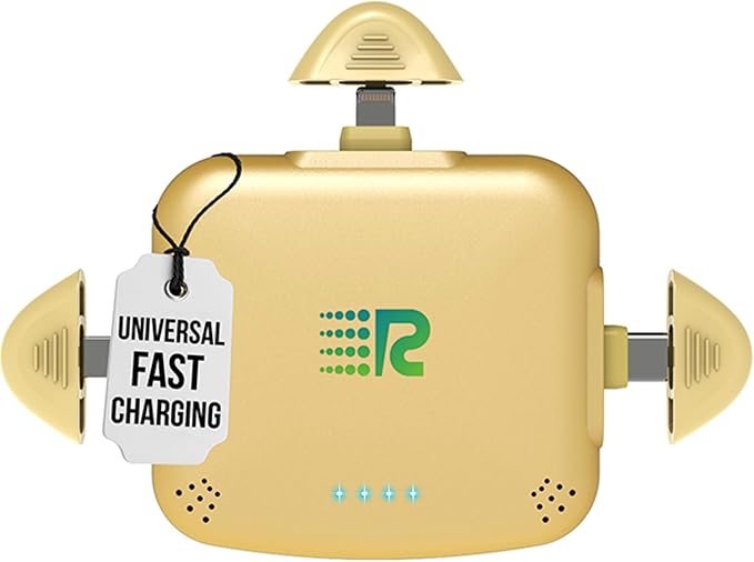 Universe 3 in 1 Portable Charger – 3300mah, 2.4A High-Speed Fast Charging by RushCharge