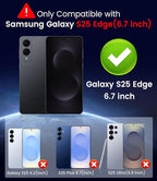 Magnetic for Samsung Galaxy S25 Edge Case Slim Soft Silicone Bumper Shockproof - Image 7