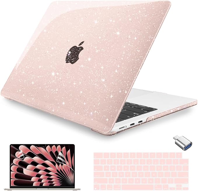 Teryeefi for MacBook Air 15 inch Case M4 M3 M2 Chip 2025 2024 2023 Release by Teryeefi