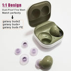 Silicone Ear Tips for Galaxy Buds 2 Replacement Earbud Tips, 6 Pairs LMS Purple - Image 5