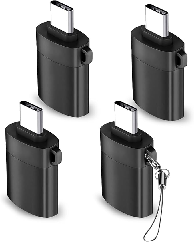 USB C to USB Adapter 4 Pack, USBC Male to USB A 3.0 Female OTG Adapter by Unknown
