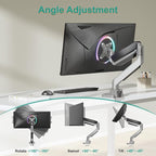 WALI Ultrawide Monitor Arm for 13 to 49 Inch Heavy Duty Curved Screens - Image 4