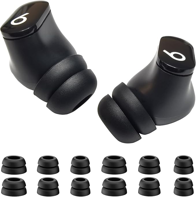 Double Flange Ear Tips for Beats Studio Buds Replacement Earbuds Tips for Beats by EarbudsTipsAccessories