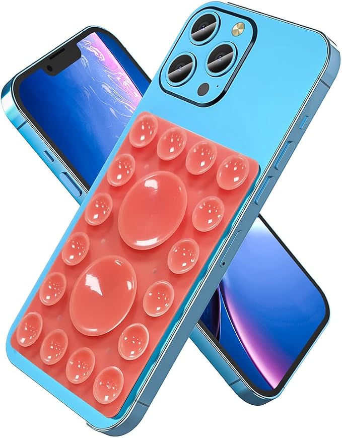 Silicone Suction Phone Holder Mount, Adhesive Accessory - Image 7
