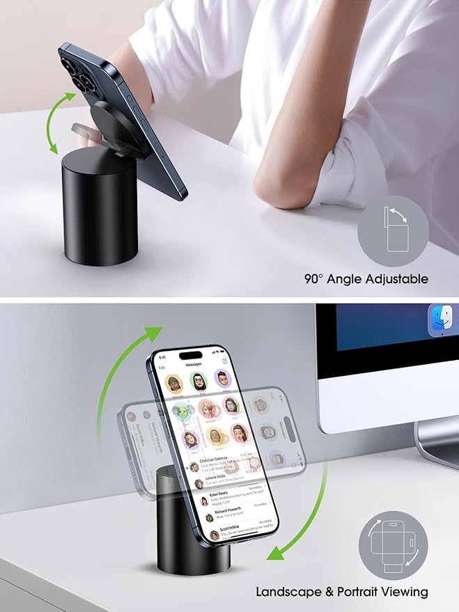 elitehood Heavy Duty Aluminum Magnetic Phone Stand, - Image 6