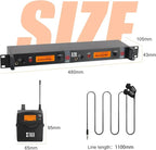 XTUGA RW2080 Wireless in Ear Monitor System Mono Design Dual Channel Wireless - Image 5