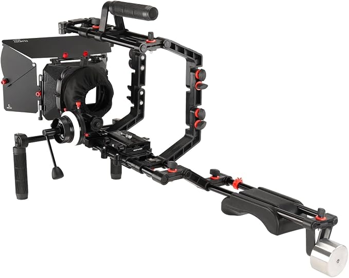 Shoulder Rig Kit w Matte Box & Follow Focus by FILMCITY