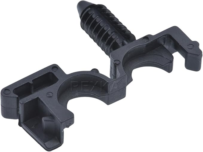 Rexka 20pcs Wire Cable Loom Routing Retainer Clip I.D. 1/4" O.D. 3/8" Compatible - Image 2